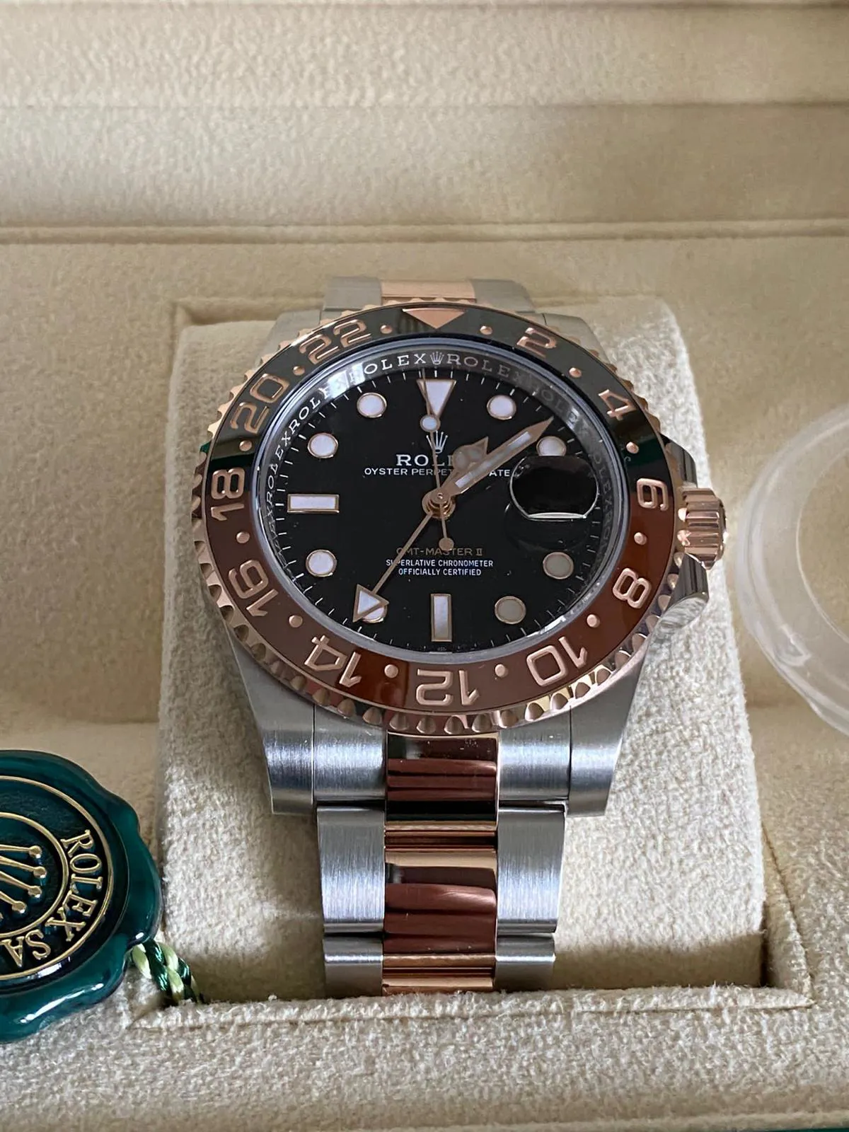 Rolex GMT-Master II 126711CHNR 40mm Yellow gold and Stainless steel Black 1