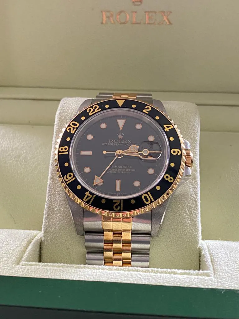 Rolex GMT-Master II 16713 40mm Yellow gold and Stainless steel Tiger's eye 3