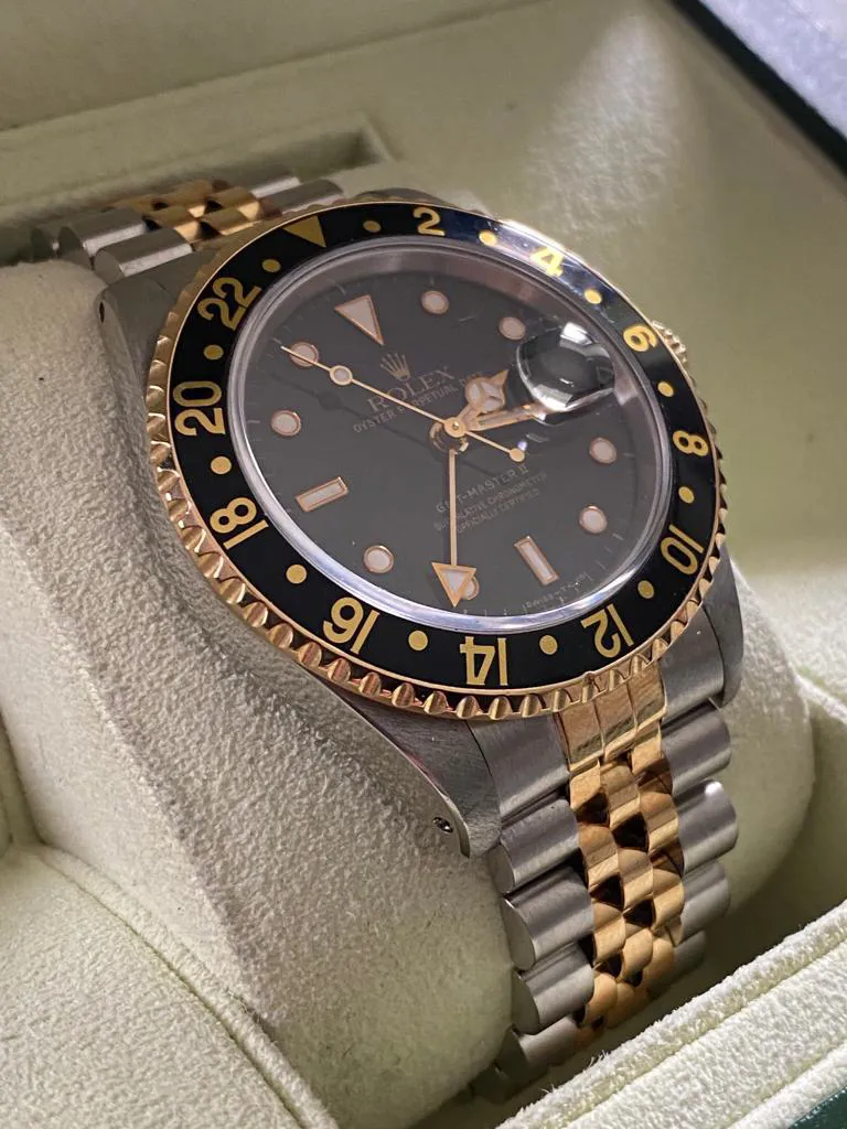 Rolex GMT-Master II 16713 40mm Yellow gold and Stainless steel Tiger's eye 8