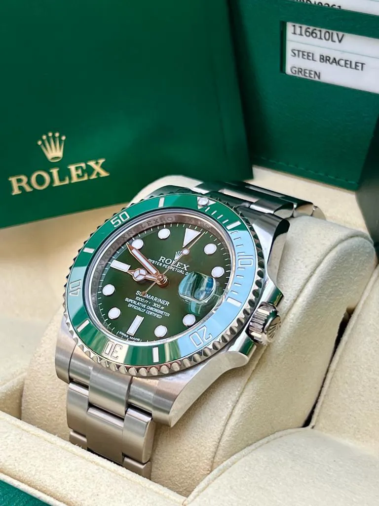 Rolex Submariner 116610LV 40mm Stainless steel Green 1