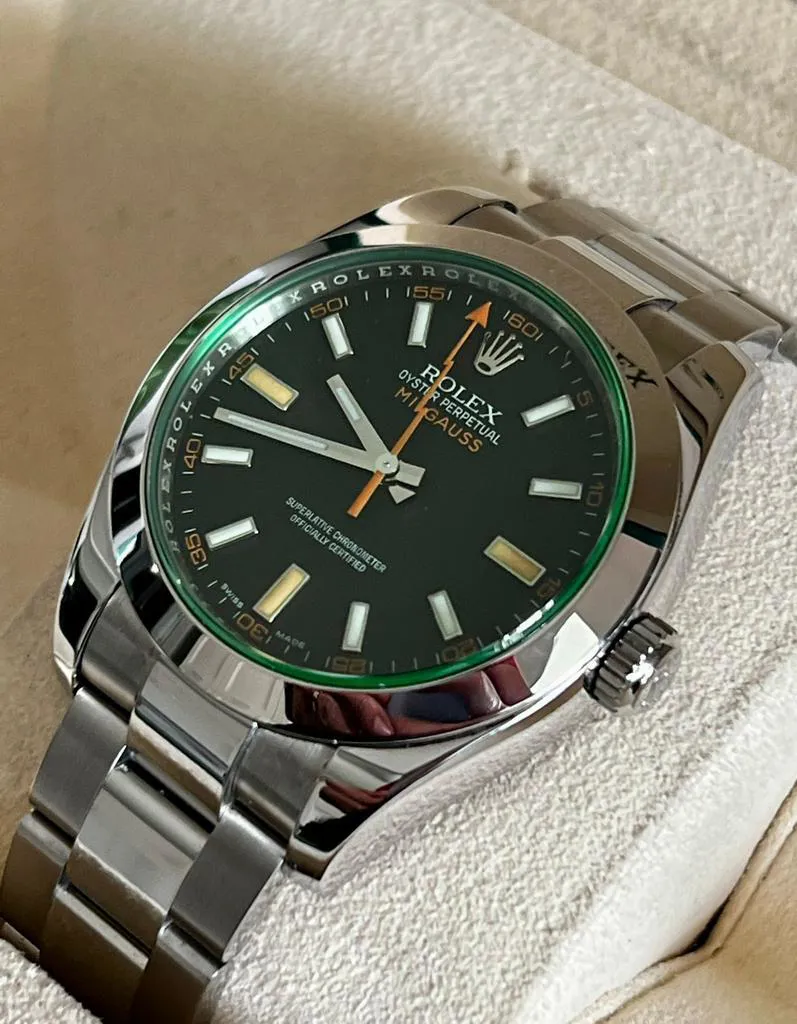 Rolex Milgauss 116400GV 40mm Stainless steel Black 1