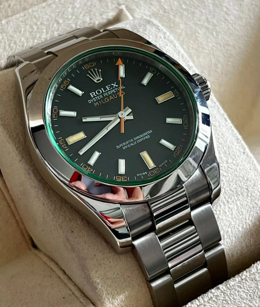 Rolex Milgauss 116400GV 40mm Stainless steel Black 3