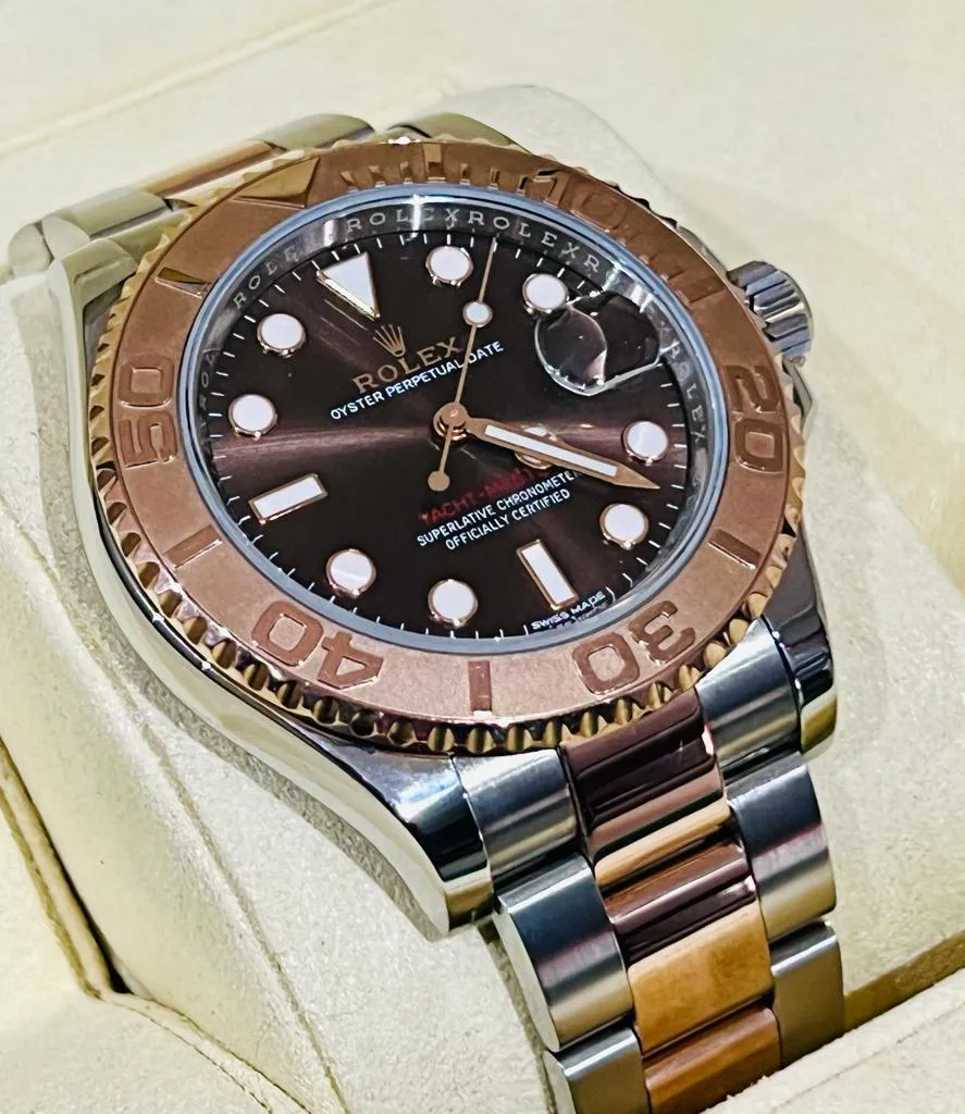 Rolex Yacht-Master 40 116621 40mm Rose gold and Stainless steel Brown 3