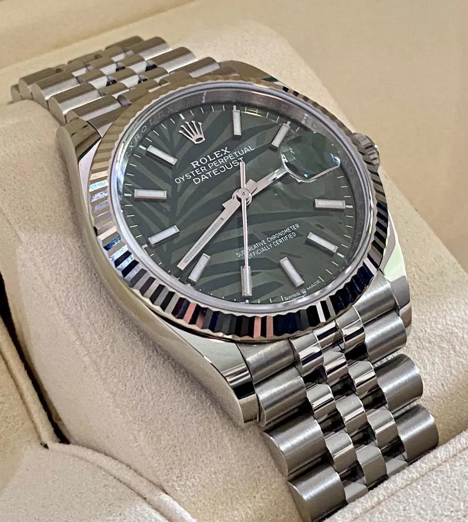 Rolex Datejust 36 126234 36mm Stainless steel Green 2