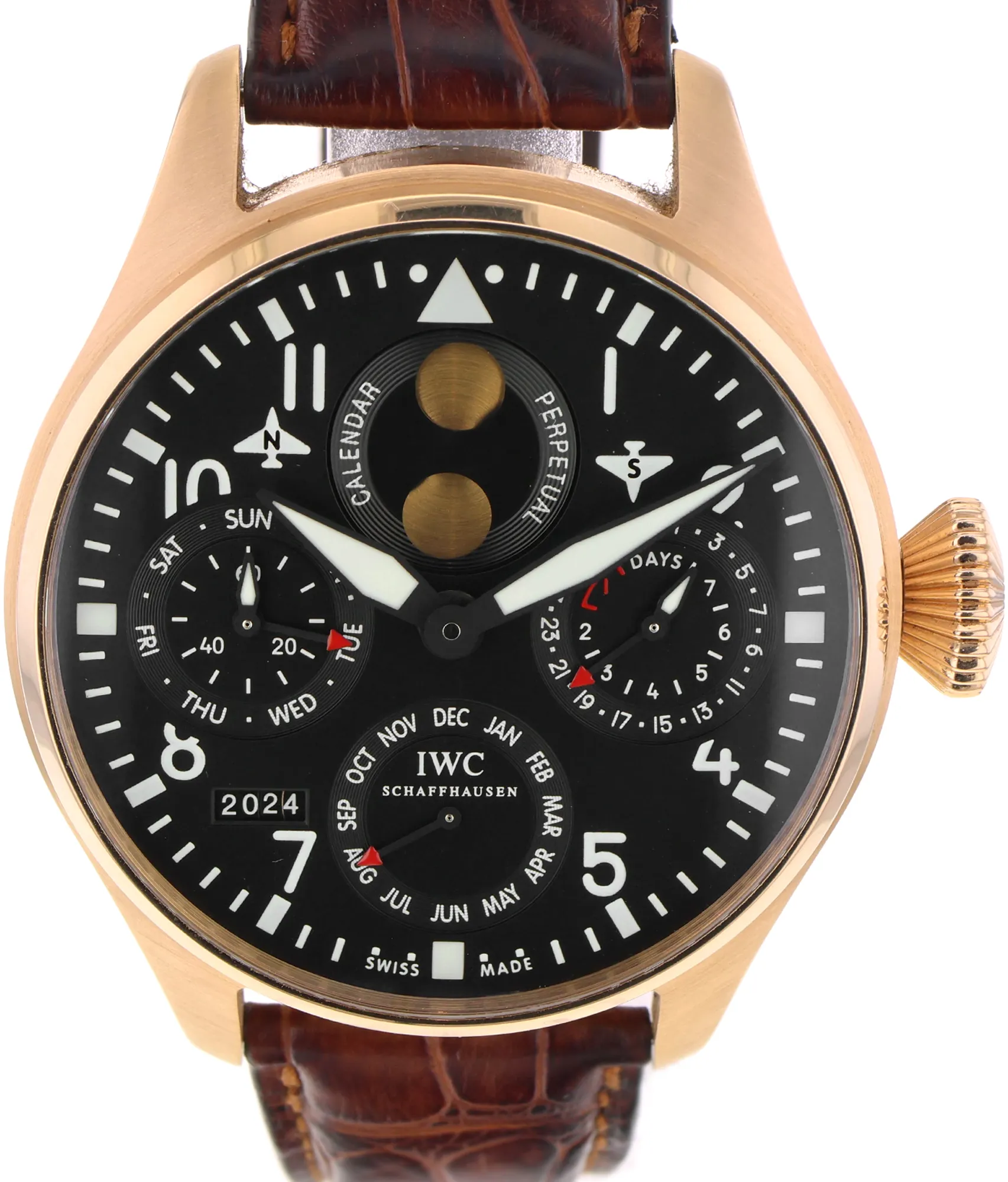 IWC Big Pilot IW5026-15 46mm Rose gold Black