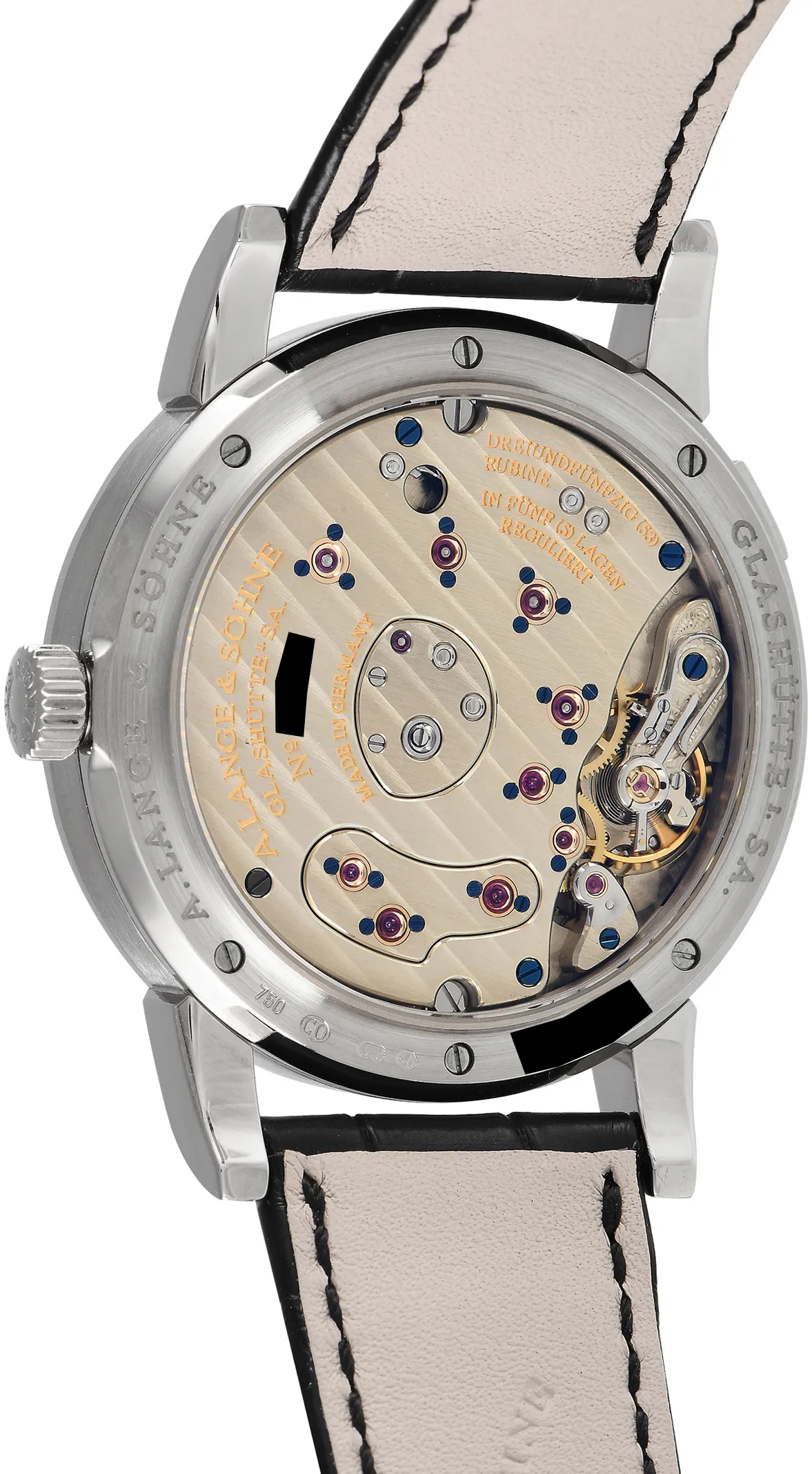 A. Lange & Söhne Lange 1 101.030 38.5mm White gold and 18k white gold Gray 2