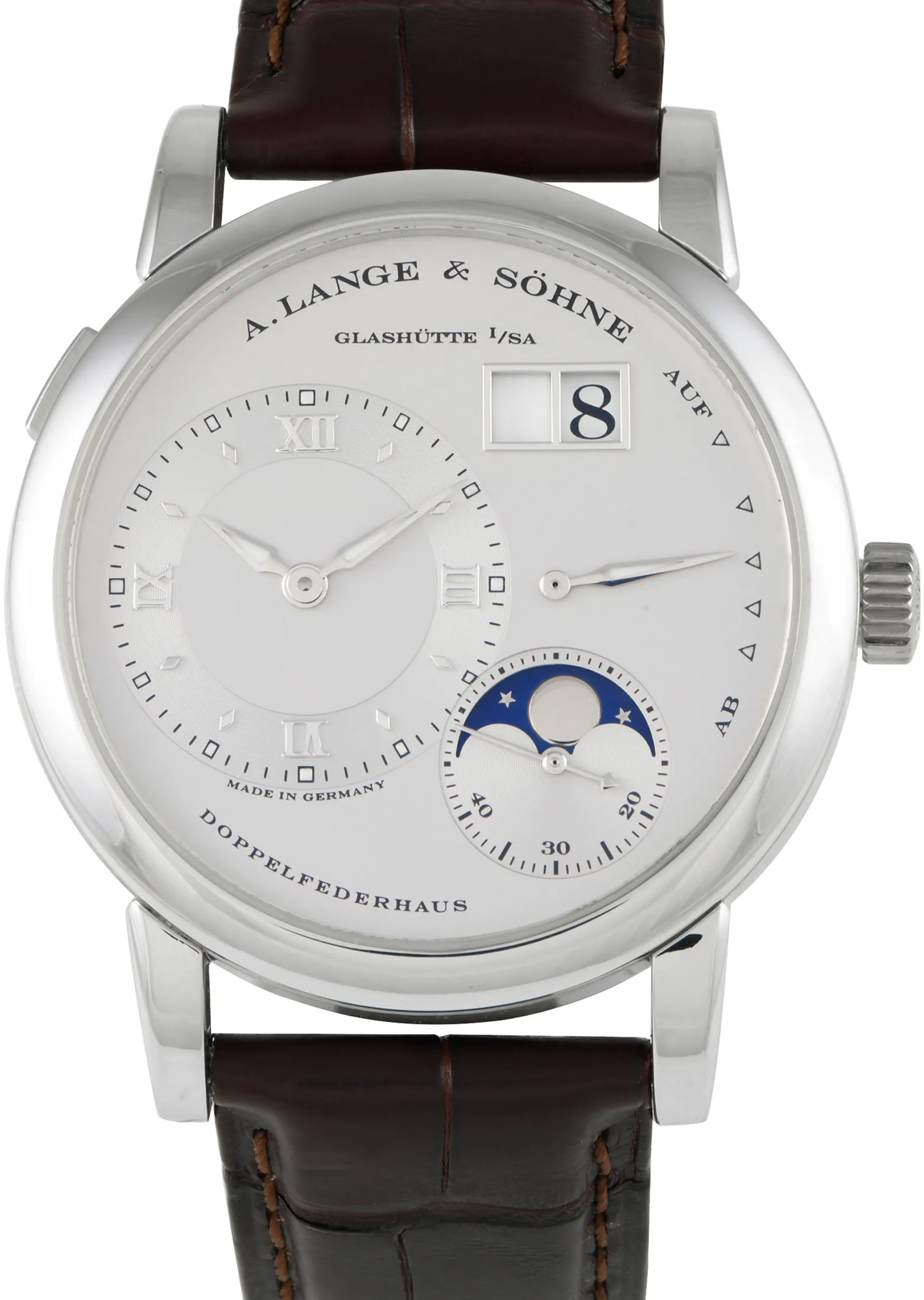 A. Lange & Söhne Lange 1 109.025 38.5mm Platinum Silver