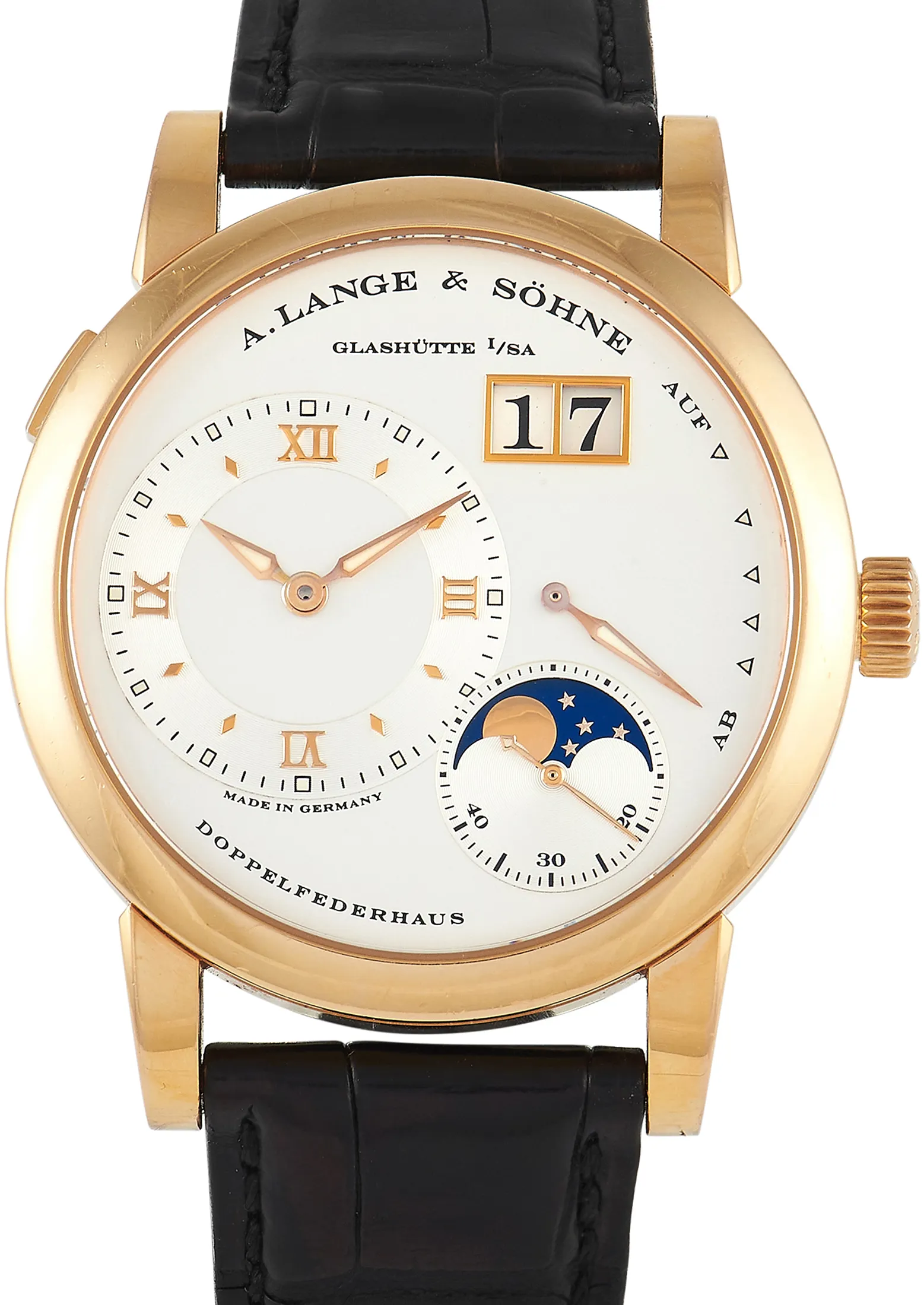 A. Lange & Söhne Lange 1 109.032 38.5mm Rose gold and 18k rose gold Silver