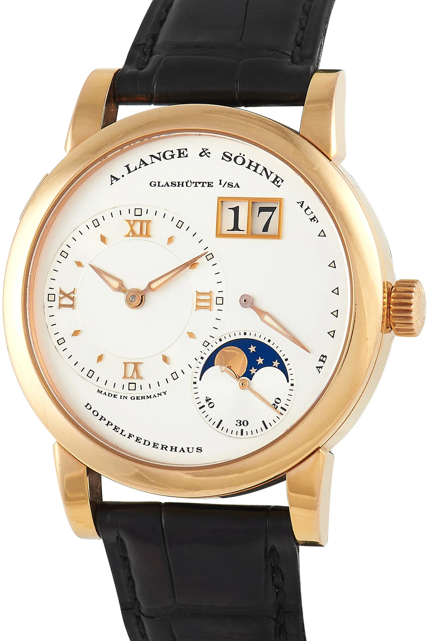 A. Lange & Söhne Lange 1 109.032 38.5mm Rose gold and 18k rose gold Silver 1