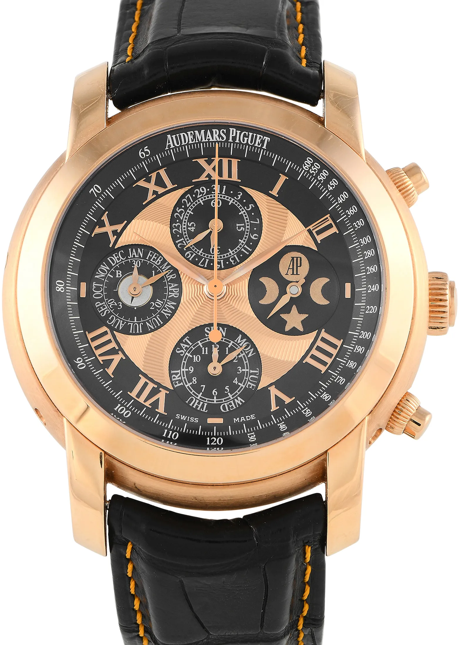 Audemars Piguet Jules Audemars 26094OR.OO.D002CR.01 43mm Rose gold and 18k rose gold Black