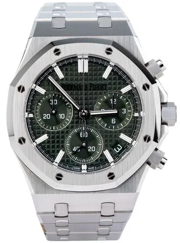 Audemars Piguet Royal Oak 26240ST.OO.1320ST.04 41mm Stainless steel Green