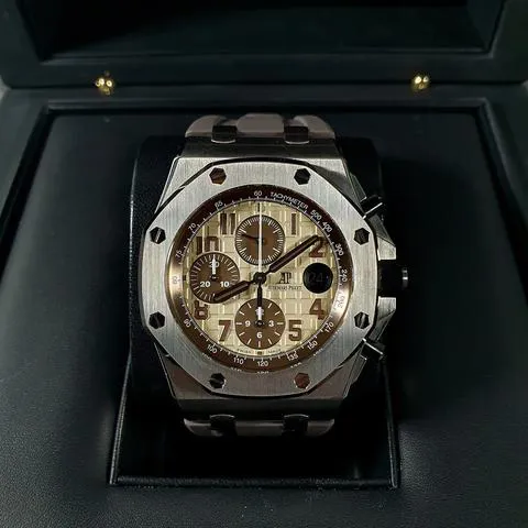 Audemars Piguet Royal Oak Offshore 26470ST.OO.A801CR.01 42mm Stainless steel Beige 1