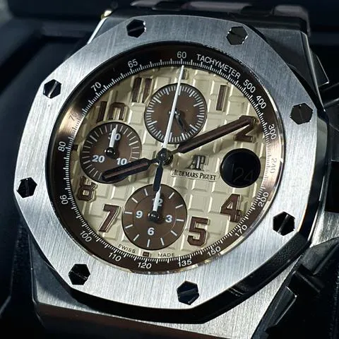 Audemars Piguet Royal Oak Offshore 26470ST.OO.A801CR.01 42mm Stainless steel Beige 2