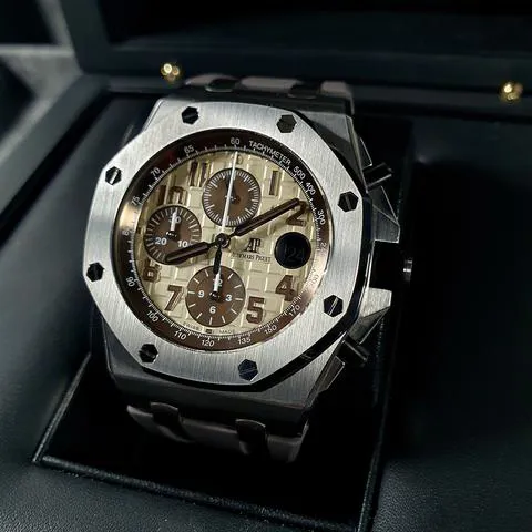 Audemars Piguet Royal Oak Offshore 26470ST.OO.A801CR.01 42mm Stainless steel Beige 3