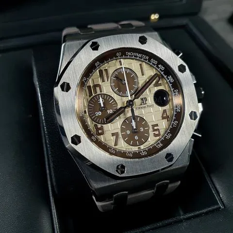 Audemars Piguet Royal Oak Offshore 26470ST.OO.A801CR.01 42mm Stainless steel Beige 4