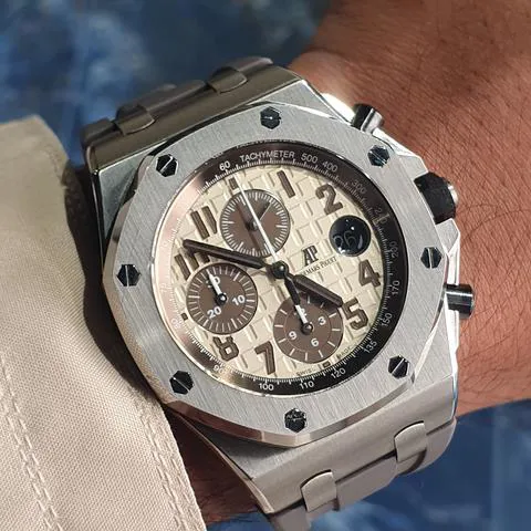 Audemars Piguet Royal Oak Offshore 26470ST.OO.A801CR.01 42mm Stainless steel Beige 6