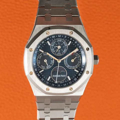 Audemars Piguet Royal Oak Perpetual Calendar 26574ST.OO.1220ST.02 41mm Stainless steel Blue