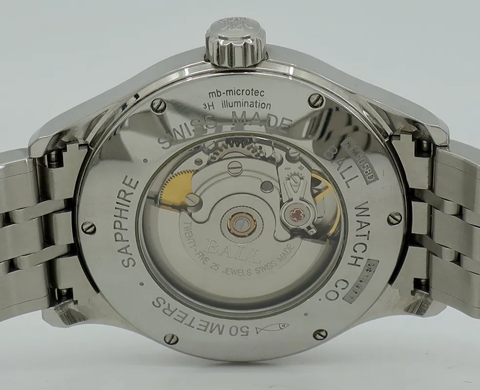 Ball Trainmaster NM1058D-S4J-GY 41mm Stainless steel Gray 5