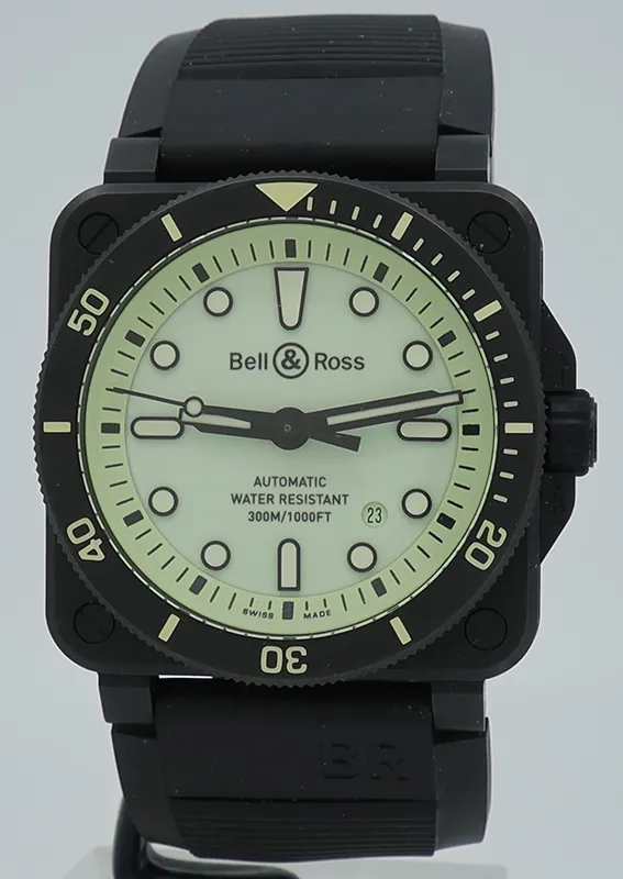 Bell & Ross Instruments BR0392-D-C5-CE/SRB 42mm Ceramic Green