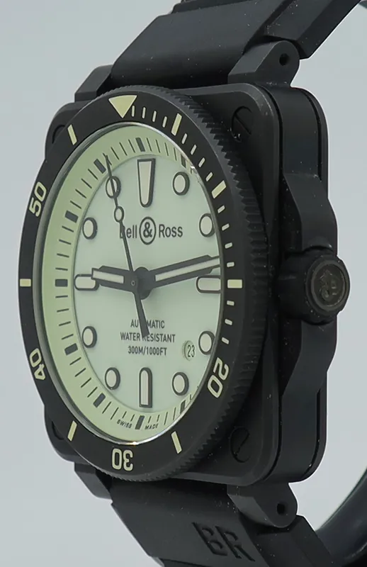 Bell & Ross Instruments BR0392-D-C5-CE/SRB 42mm Ceramic Green 1