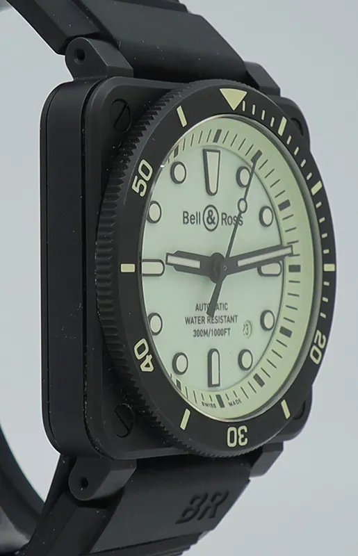 Bell & Ross Instruments BR0392-D-C5-CE/SRB 42mm Ceramic Green 2