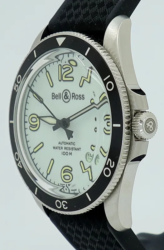 Bell & Ross BRV292 BR V2-92 FULL LUM 41mm Stainless steel Green 1