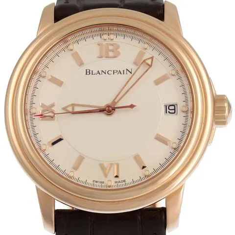 Blancpain Léman Ultra Slim 2100-3642-53 38mm Rose gold White