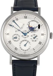 Breguet Classique Perpetual Calendar 5327BB/IE/9V6 18k white gold Silver