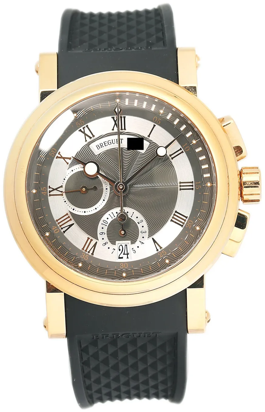 Breguet Marine 5827BR/Z2/5ZU 42mm Rose gold and 18k rose gold Black