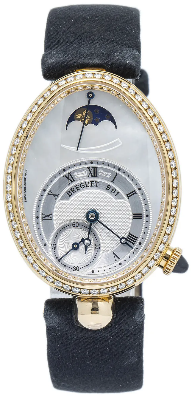 Breguet Reine de Naples 8908 36.5mm Yellow gold and 18k yellow gold Mother-of-pearl