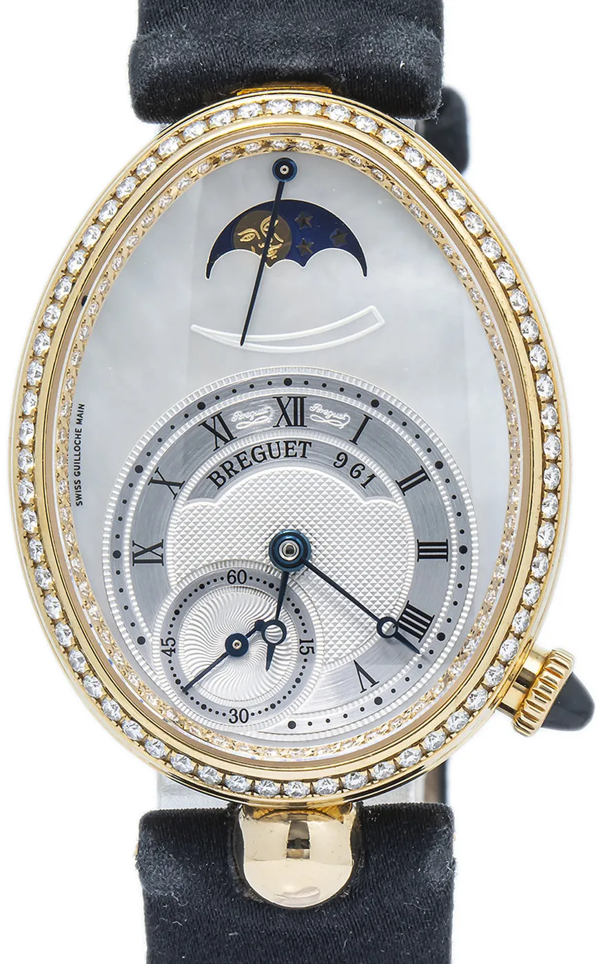 Breguet Reine de Naples 8908 36.5mm Yellow gold and 18k yellow gold Mother-of-pearl 1