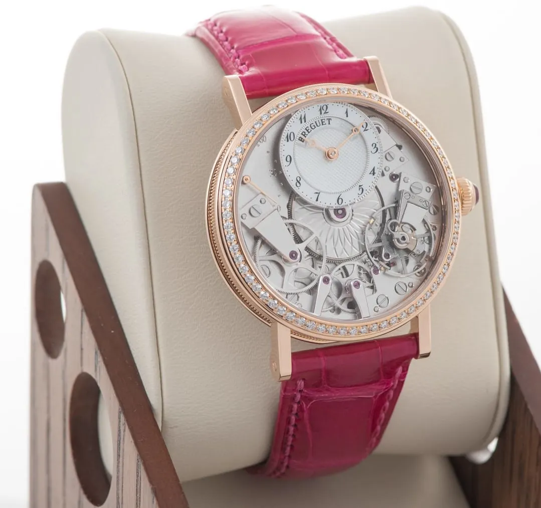 Breguet Tradition 7038BR/18/9V6/D00D 37mm Rose gold White