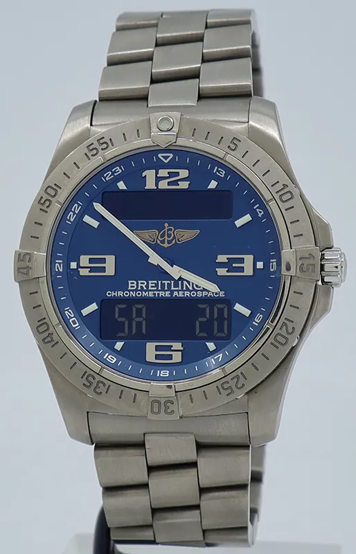 Breitling Aerospace E79362 42mm Titanium Blue