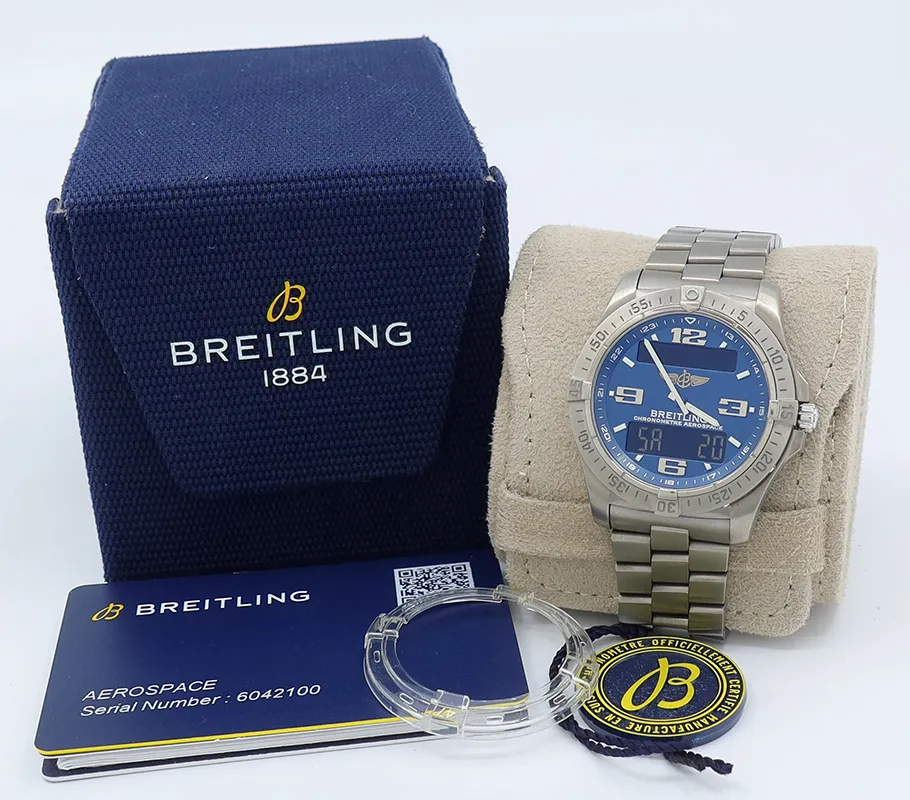 Breitling Aerospace E79362 42mm Titanium Blue 6