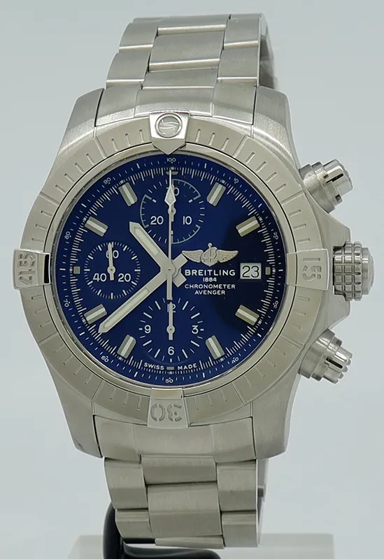 Breitling Avenger A13385 43mm Stainless steel Blue