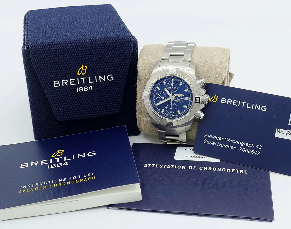 Breitling Avenger A13385 43mm Stainless steel Blue 6