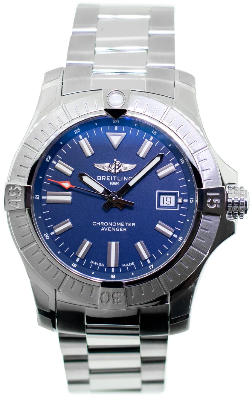 Breitling Avenger A17318101C1A1 43mm Stainless steel Blue 2