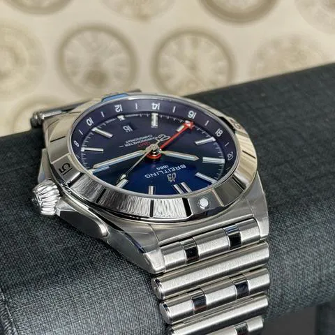 Breitling Chronomat A32398101C1A1 40mm Stainless steel Blue 5