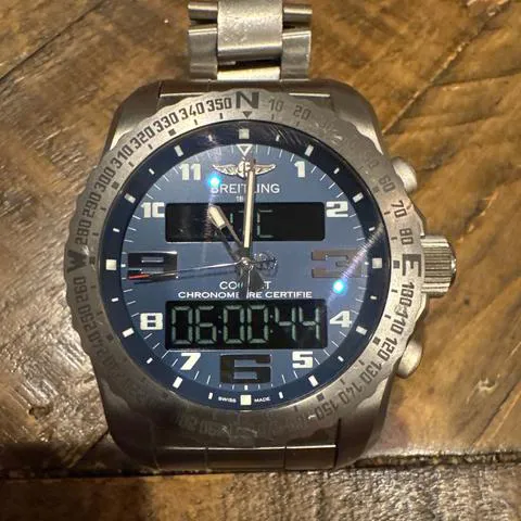 Breitling Cockpit B50 EB501019/C904/176E 46mm Titanium Blue 5