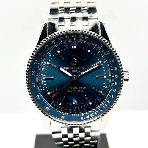 Breitling Navitimer A17326 41mm Stainless steel Blue 4