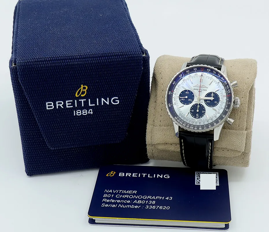 Breitling Navitimer AB0138241C1P1 43mm Stainless steel Blue 6