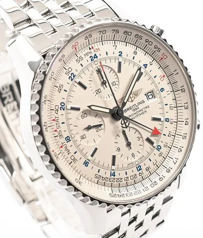 Breitling Navitimer World A2432212/G571 46mm Stainless steel White 3