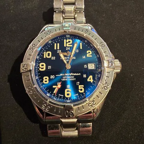 Breitling Superocean A17340 41mm Stainless steel Blue