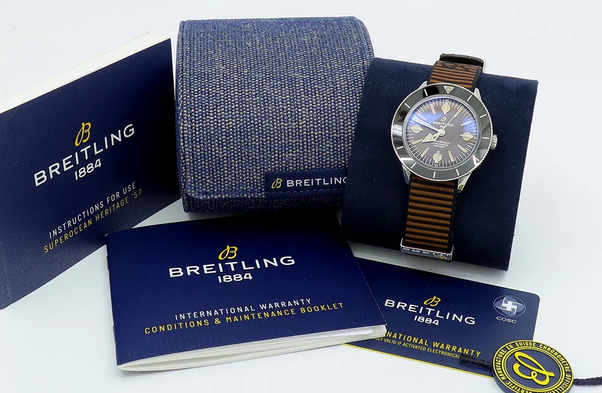 Breitling Superocean Heritage A103703A1Q1W1 42mm Stainless steel Brown 6