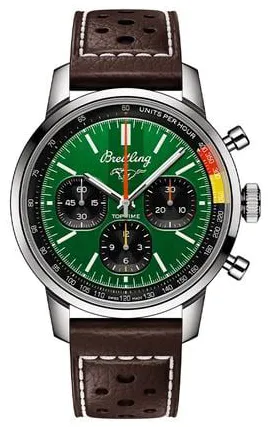 Breitling Top Time AB01762A1L1X1 41mm Stainless steel Green