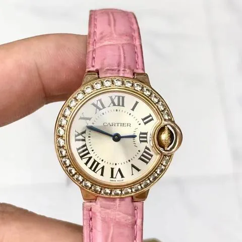 Cartier Ballon Bleu 28mm WE900251 28mm Rose gold Silver 1