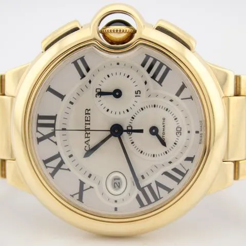 Cartier Ballon Bleu 44mm W6920008 44mm Yellow gold Silver