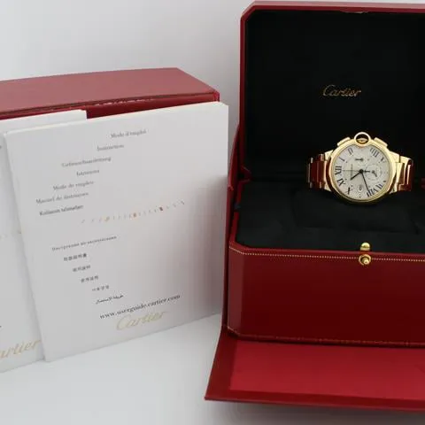 Cartier Ballon Bleu 44mm W6920008 44mm Yellow gold Silver 11