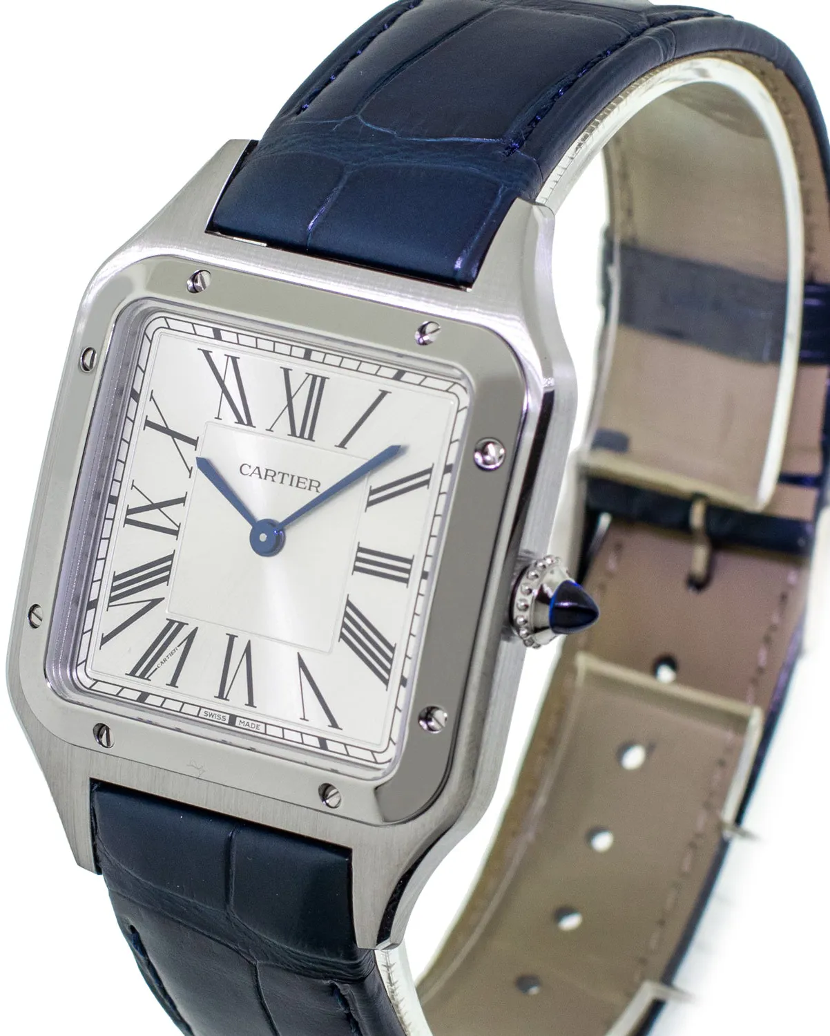 Cartier Santos Dumont WSSA0022 43.5mm Stainless steel Silver