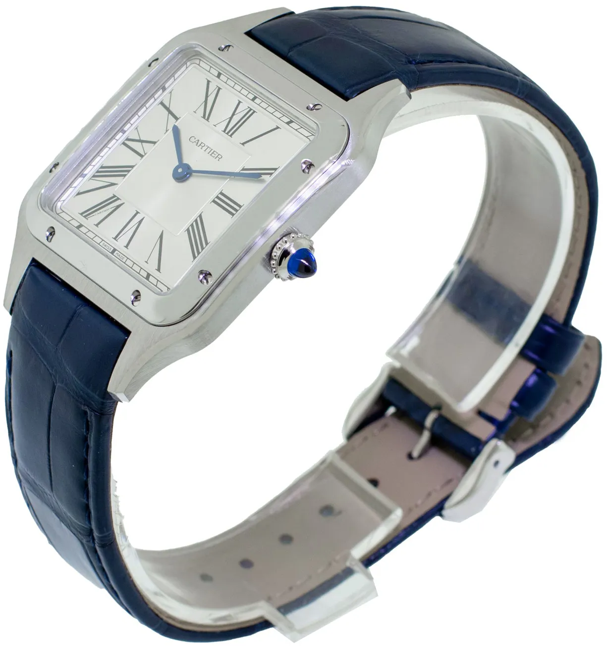 Cartier Santos Dumont WSSA0022 43.5mm Stainless steel Silver 3